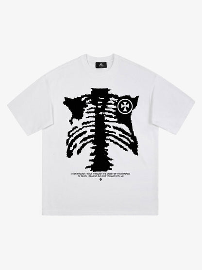 Thesupermade Skull Print T-shirt 