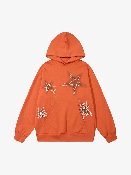 Thesupermade Graffiti Star Hoodie 