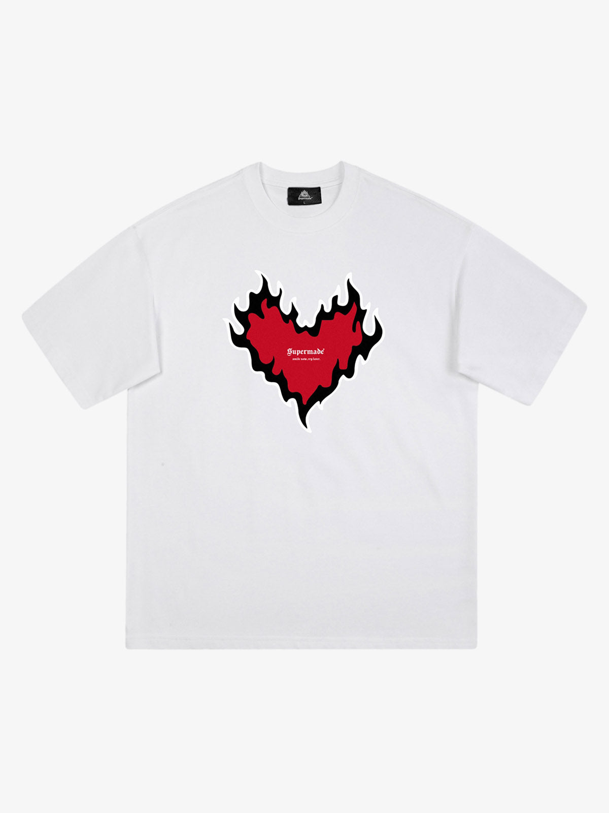 Thesupermade Heart Print T-shirt 