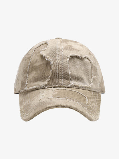 Washed Color Matching Hole  Cap 
