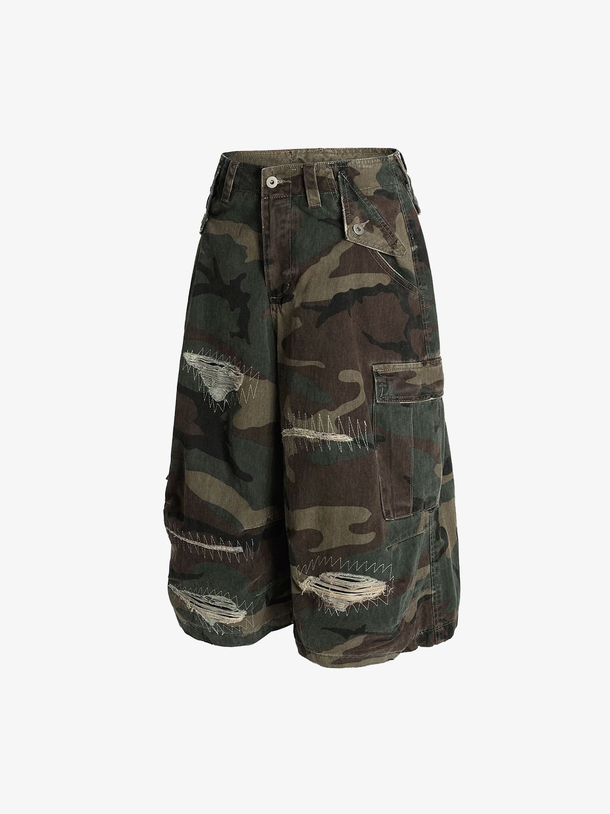 Street Camouflage Cargo Shorts 
