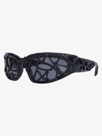 Futuristic Wavy Frame Sunglasses 