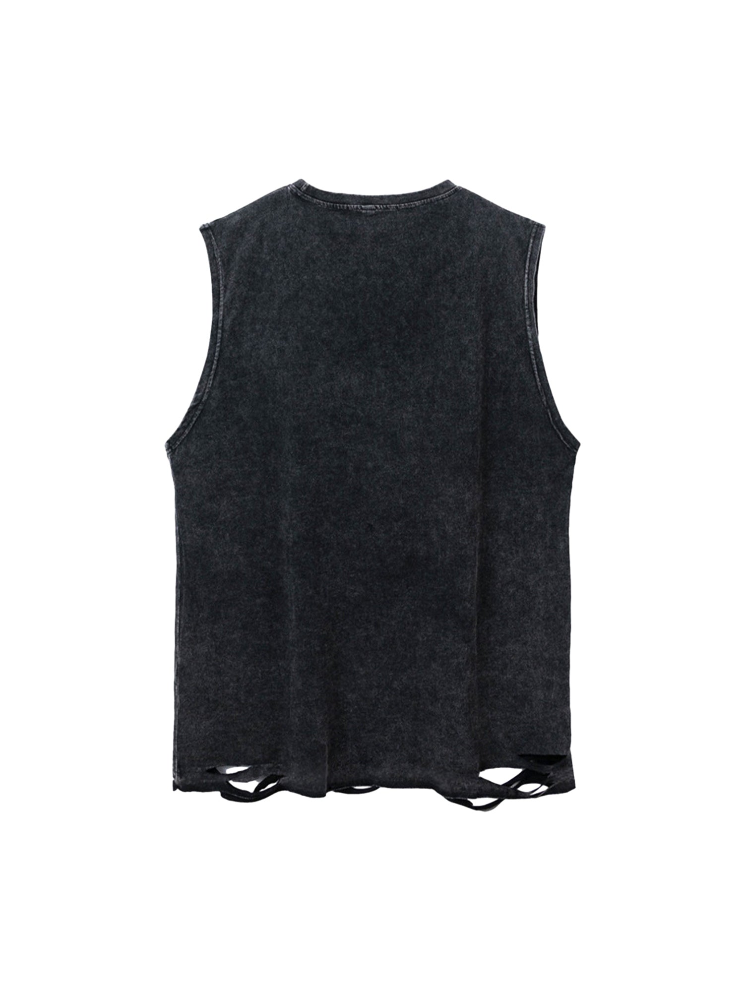 Thesupermade Hip-hop Loose Washed Undershirt -1606