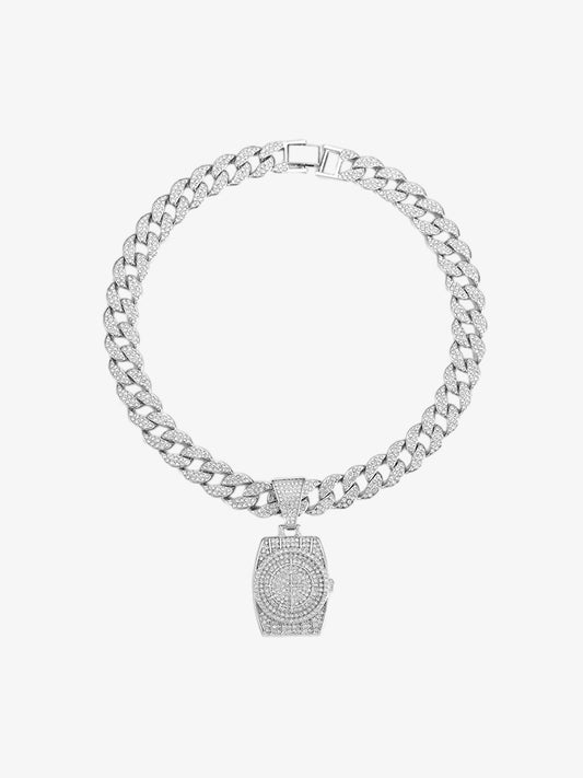 Thesupermade Hip Hop Vintage Diamond Necklace 