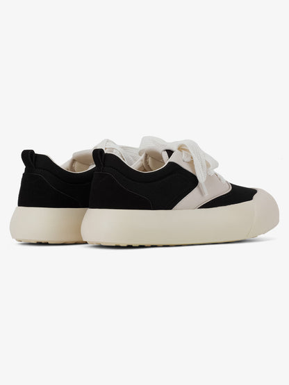 Thesupermade Chunky Round-Toe Color-Block Rap Sneakers 