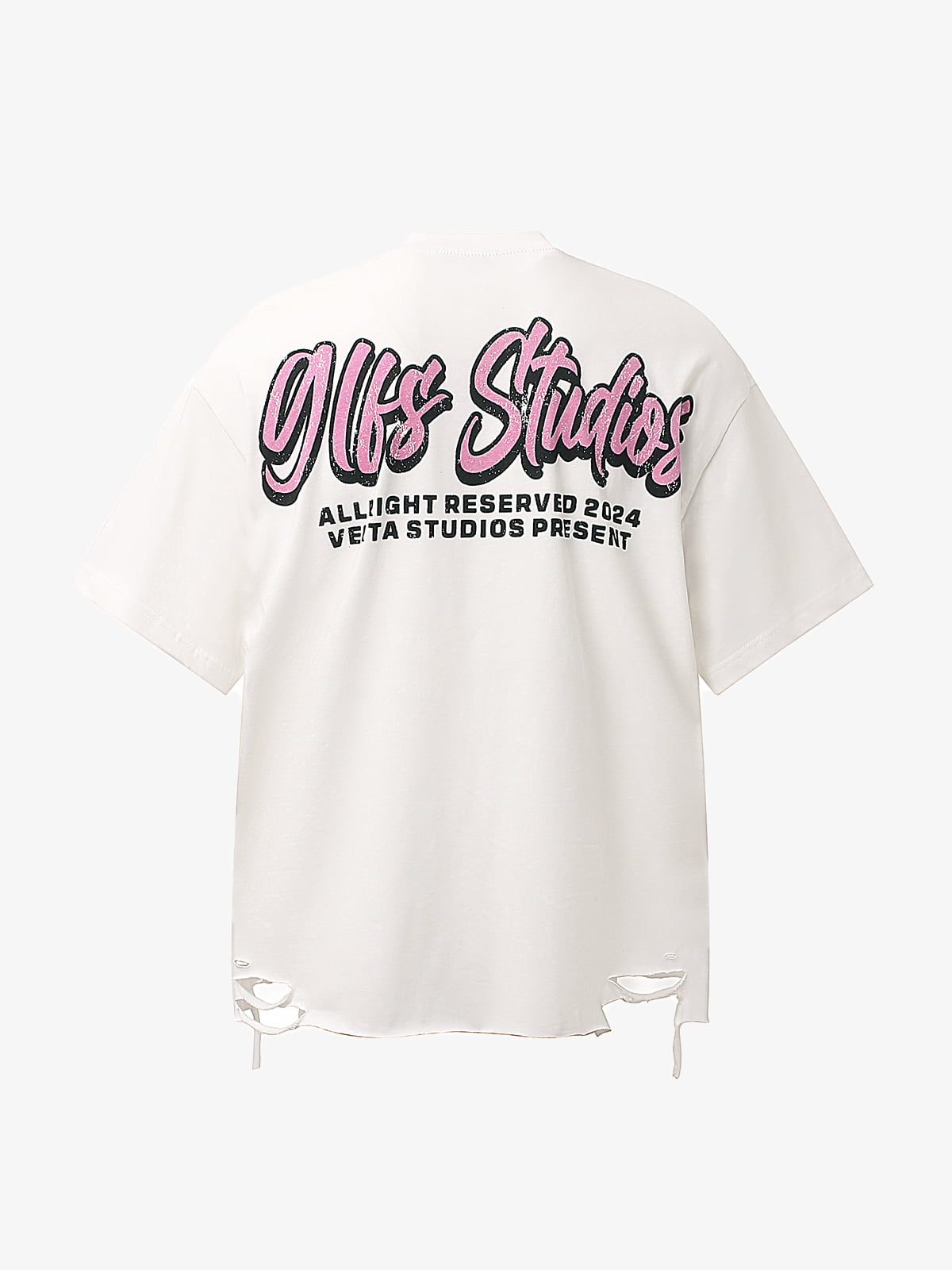 Retro Letter Graphic T-Shirt 