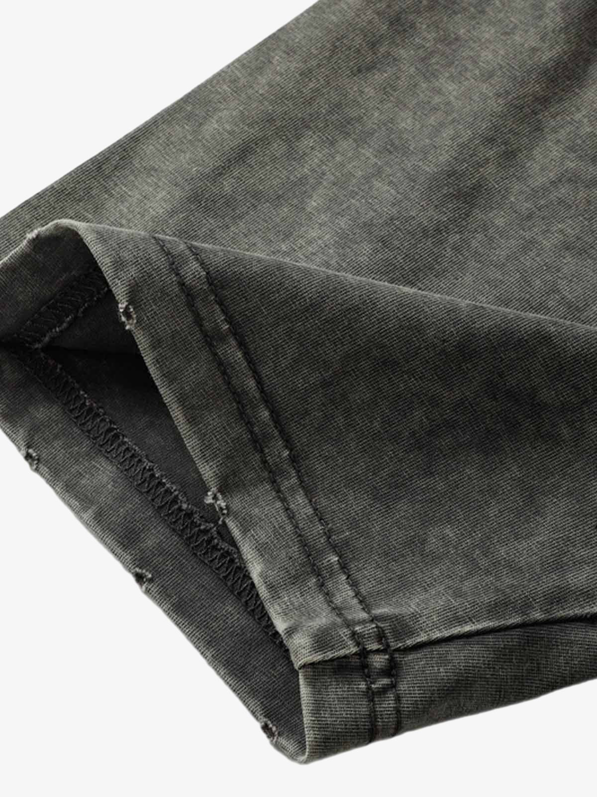 Vintage Washed Multi-Pocket T-Shirt 