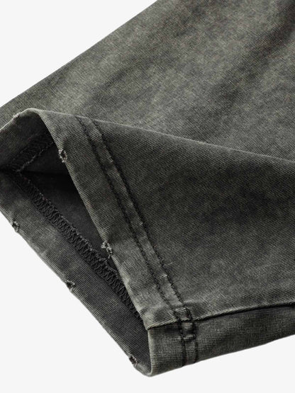 Vintage Washed Multi-Pocket T-Shirt 