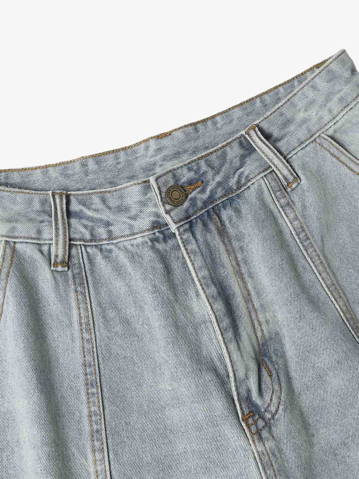 Cleanfit Denim Baggy Cargo Jorts 