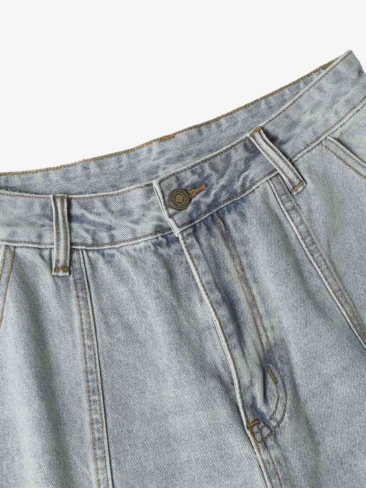 Cleanfit Denim Baggy Cargo Jorts 