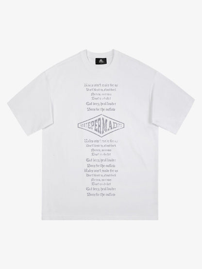 Original Letter Graphic T-Shirt 