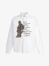 Graphic Portrait Print Long-Sleeve Shirt 