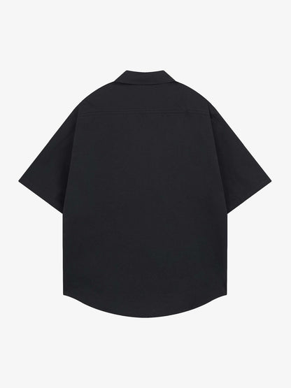 Bold Letter Graphic Short-Sleeve Shirt 