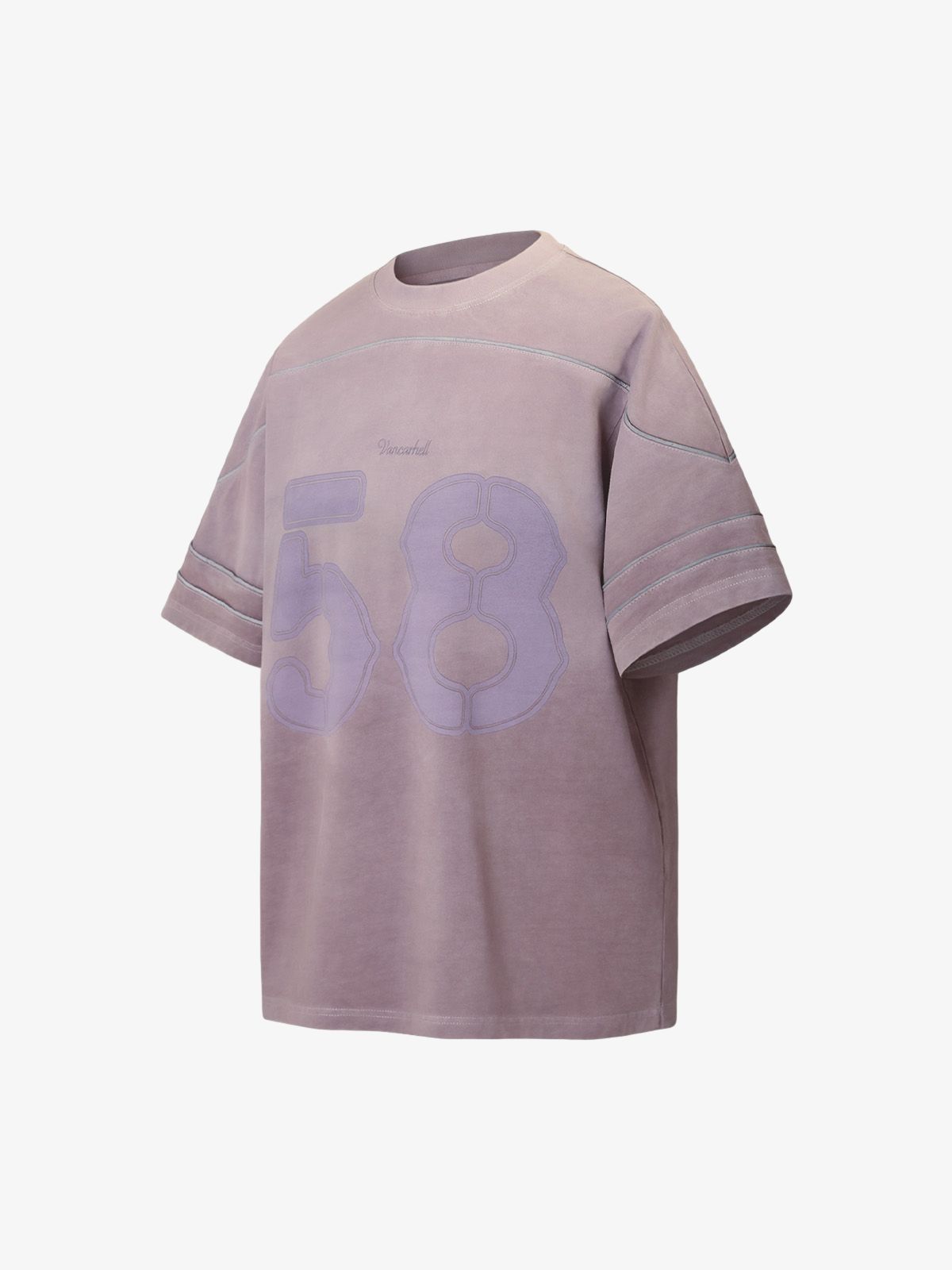 Washed Jersey Welt Stitching T-shirt 