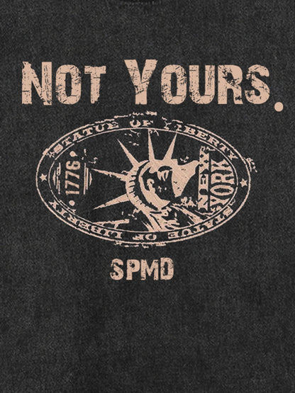 Original Printed Distressed Graphic Tank Top 