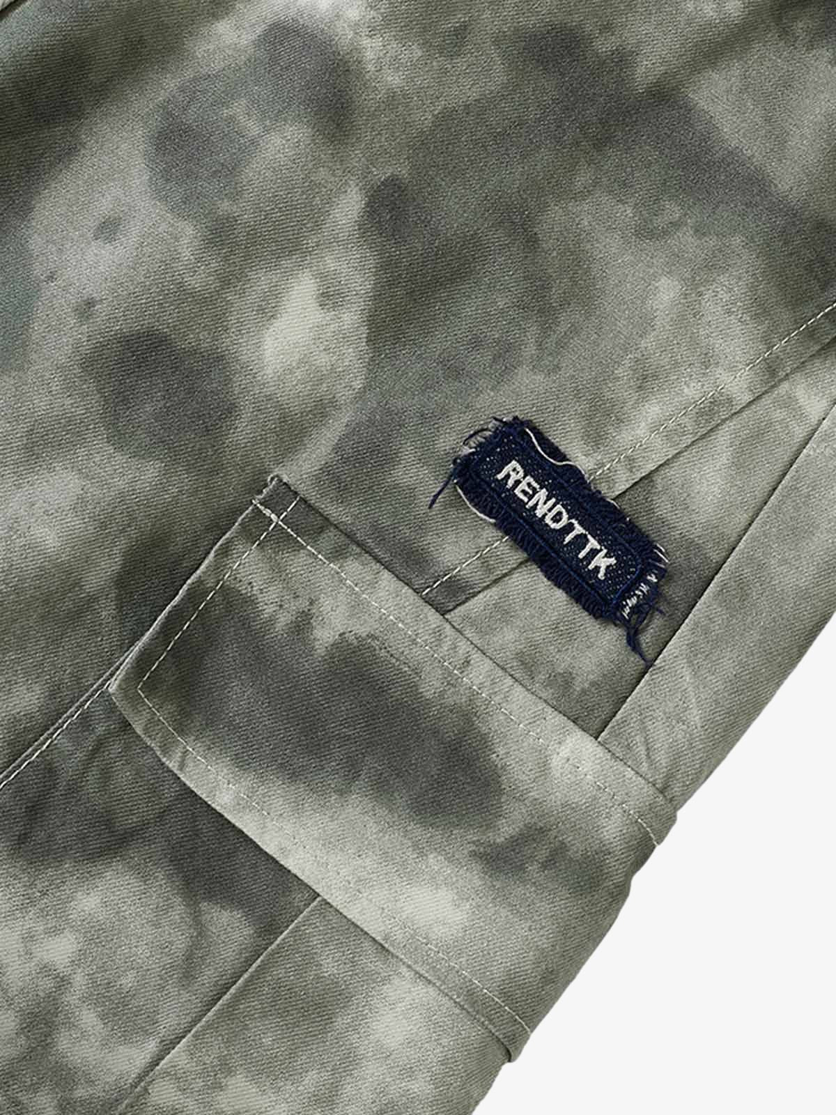 Camouflage Workwear Barrel Pants 