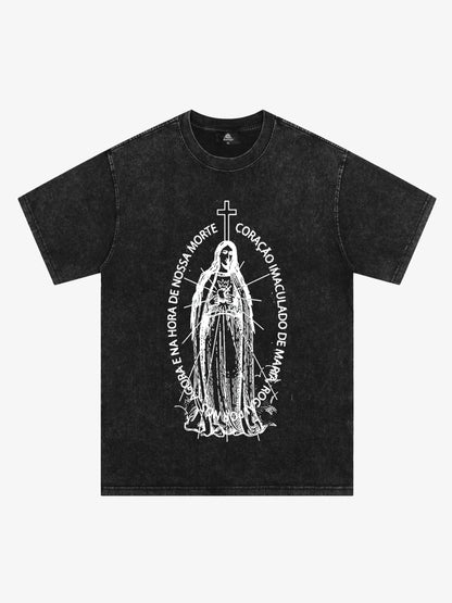 Original Retro Cross Religious Icon T-Shirt 
