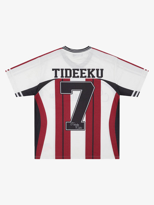Stylish Striped Sports Jersey T-Shirt 
