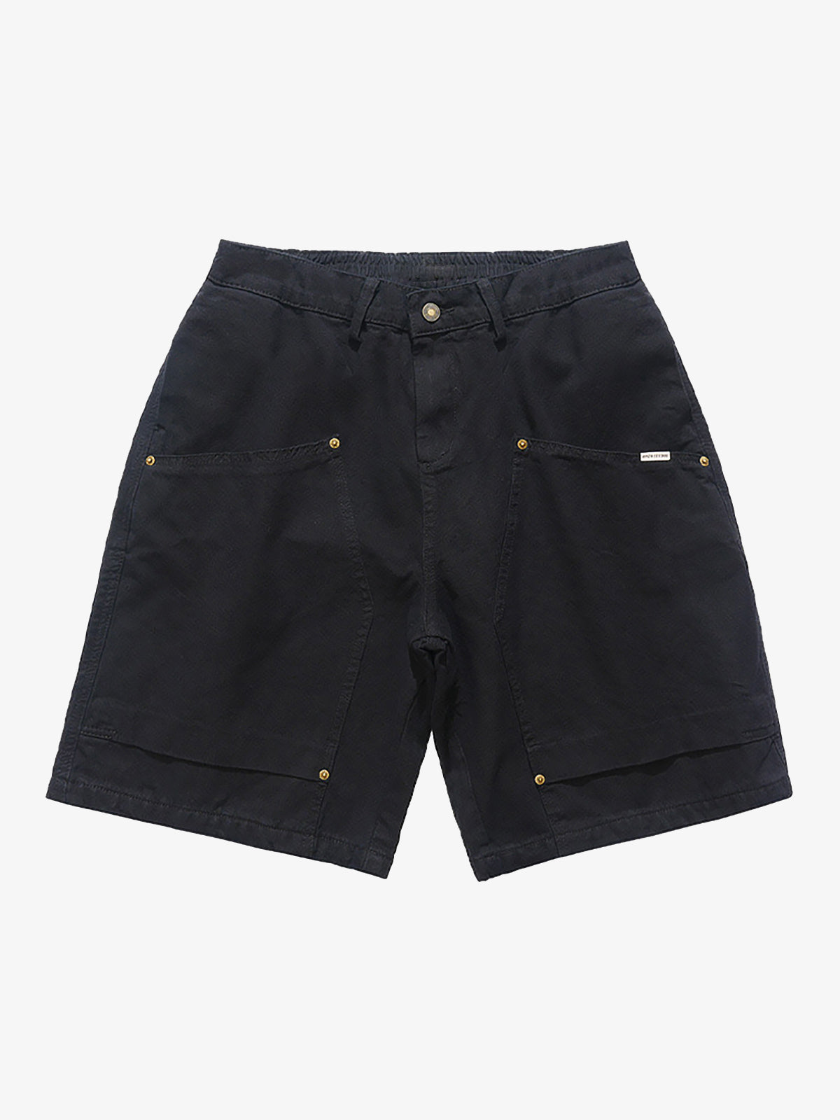 Retro Structured  Design Cargo Shorts 