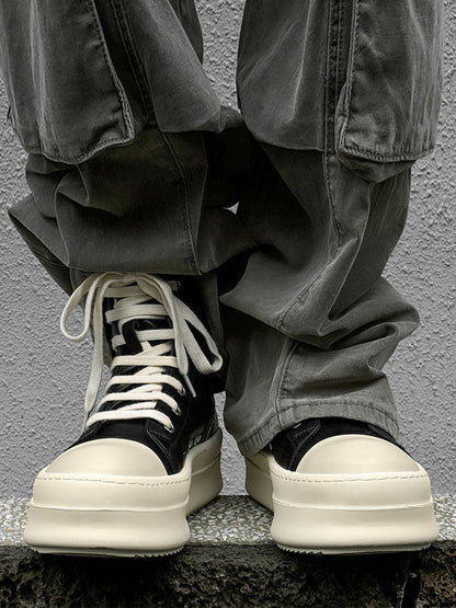 Thesupermade High-top Side Zipper Platform Sneakers - 2273 