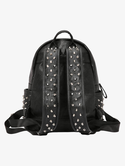 Rivet Crocodile-Print Backpack - 2464 