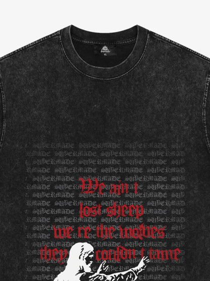 Bold Graphic Slogan T-Shirt 