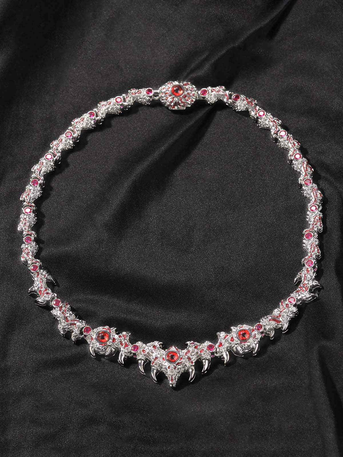 Red Eyes Copper Necklace 