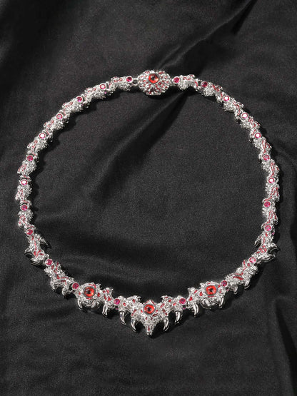 Red Eyes Copper Necklace 