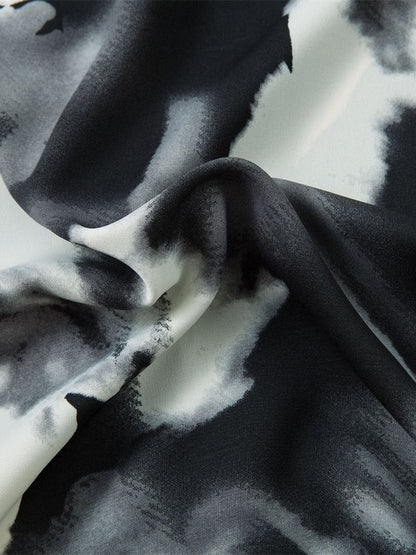 Abstract Tie-Dye Print Shirt 