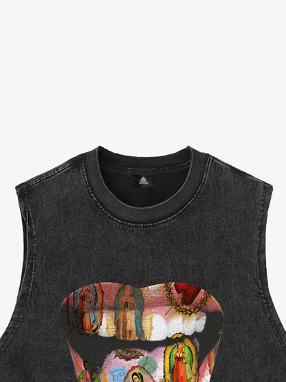 Original Saints Don' t  Beg Graphic Vest - 2478 