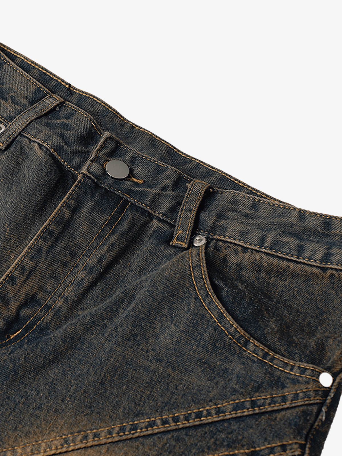 Thesupermade High Street Ripped Denim Shorts 