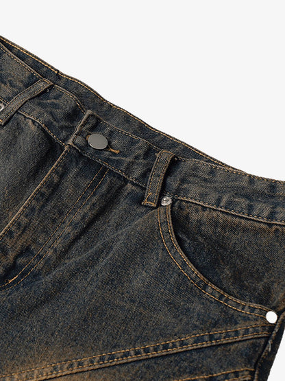 Thesupermade High Street Ripped Denim Shorts 