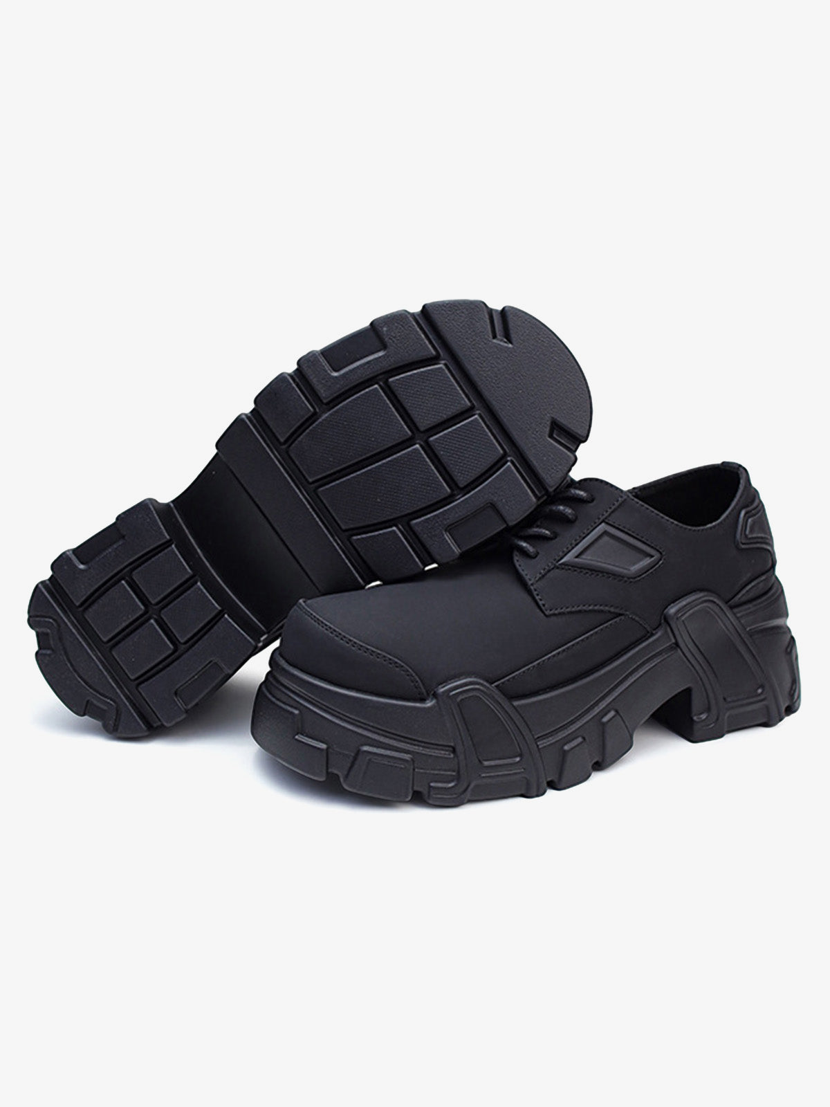 All-Black Platform Shoes 