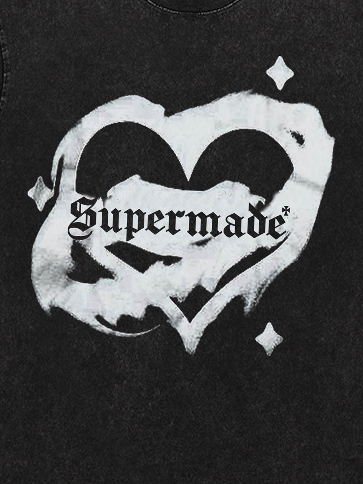 Thesupermade American Niche Love Design T-shirt 