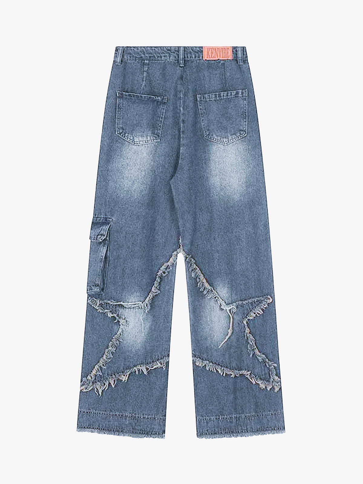 Thesupermade Patch Embroidered Straight-leg Jeans - 1572 