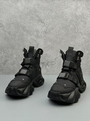 Dual-Strap Stealth Runner Boots 