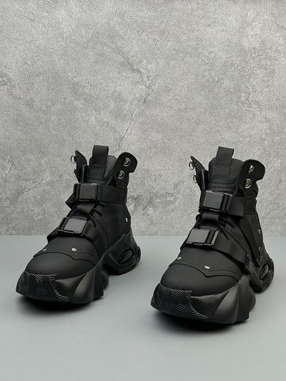 Dual-Strap Stealth Runner Boots 