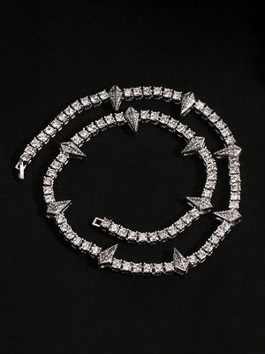 Thesupermade Hip Hop Collarbone Chain Necklace - 2221 