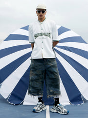 Original Camouflage Spliced Baseball T-Shirt - 2350 