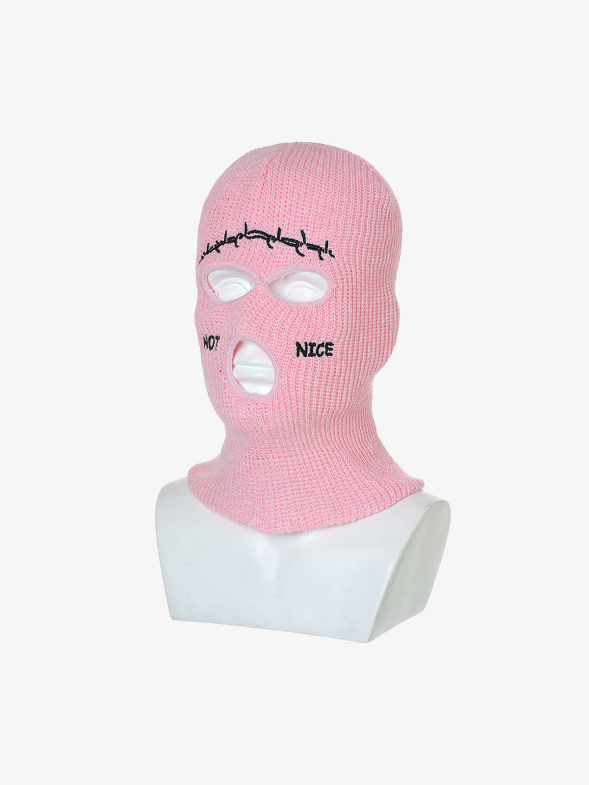 Thesupermade Retro Hip-hop Fun Knitted Balaclava 