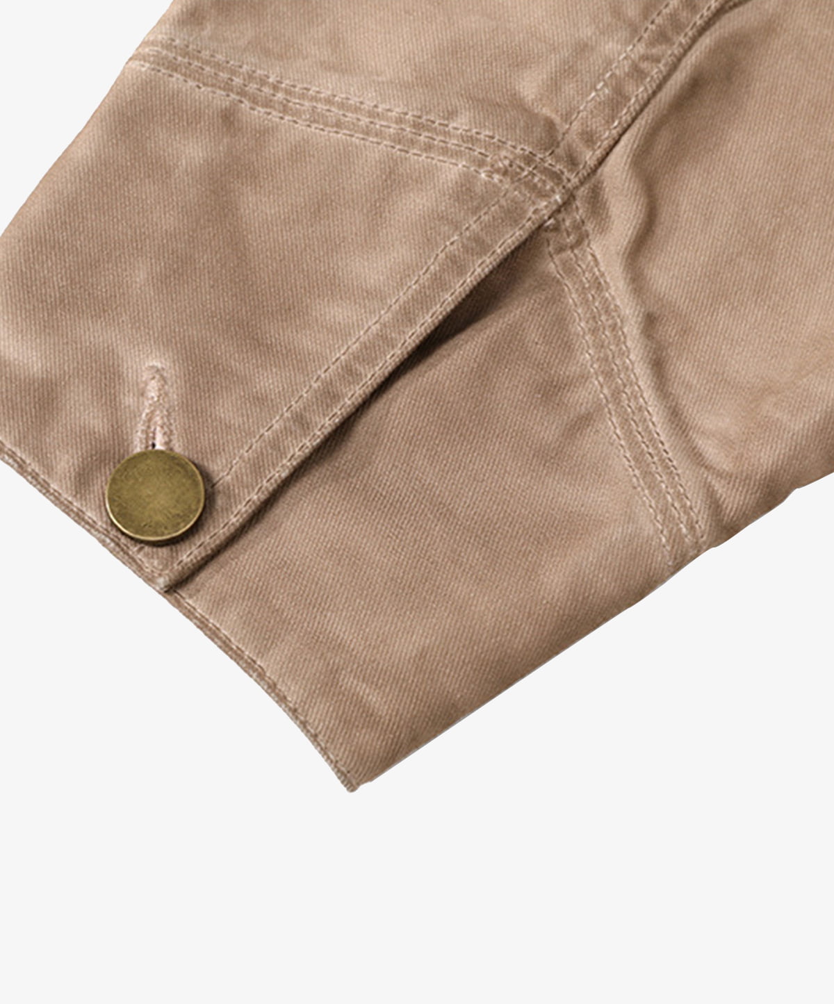 Retro Lapel  Zip Up Work Jacket 