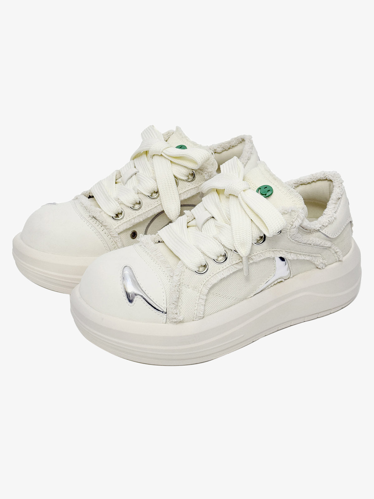Street Deconstructed Split Whisker Sneakers 