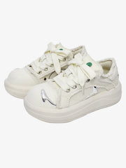 Street Deconstructed Split Whisker Sneakers 