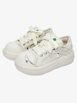 Street Deconstructed Split Whisker Sneakers 