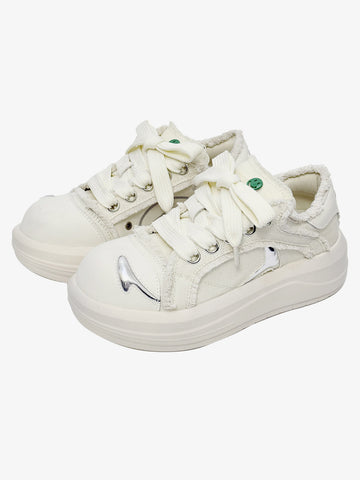 Street Deconstructed Split Whisker Sneakers 
