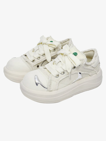 Street Deconstructed Split Whisker Sneakers 