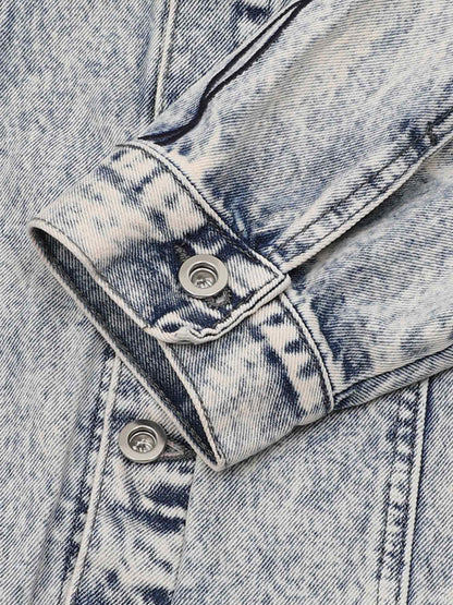 Thesupermade Thorn Embroidered Denim Jacket 