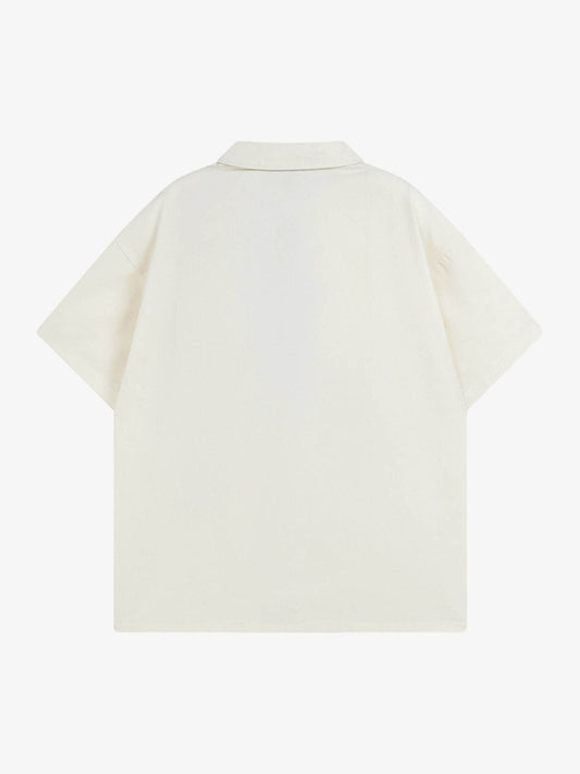 Thesupermade High Street Versatile Short-sleeved Shirt 