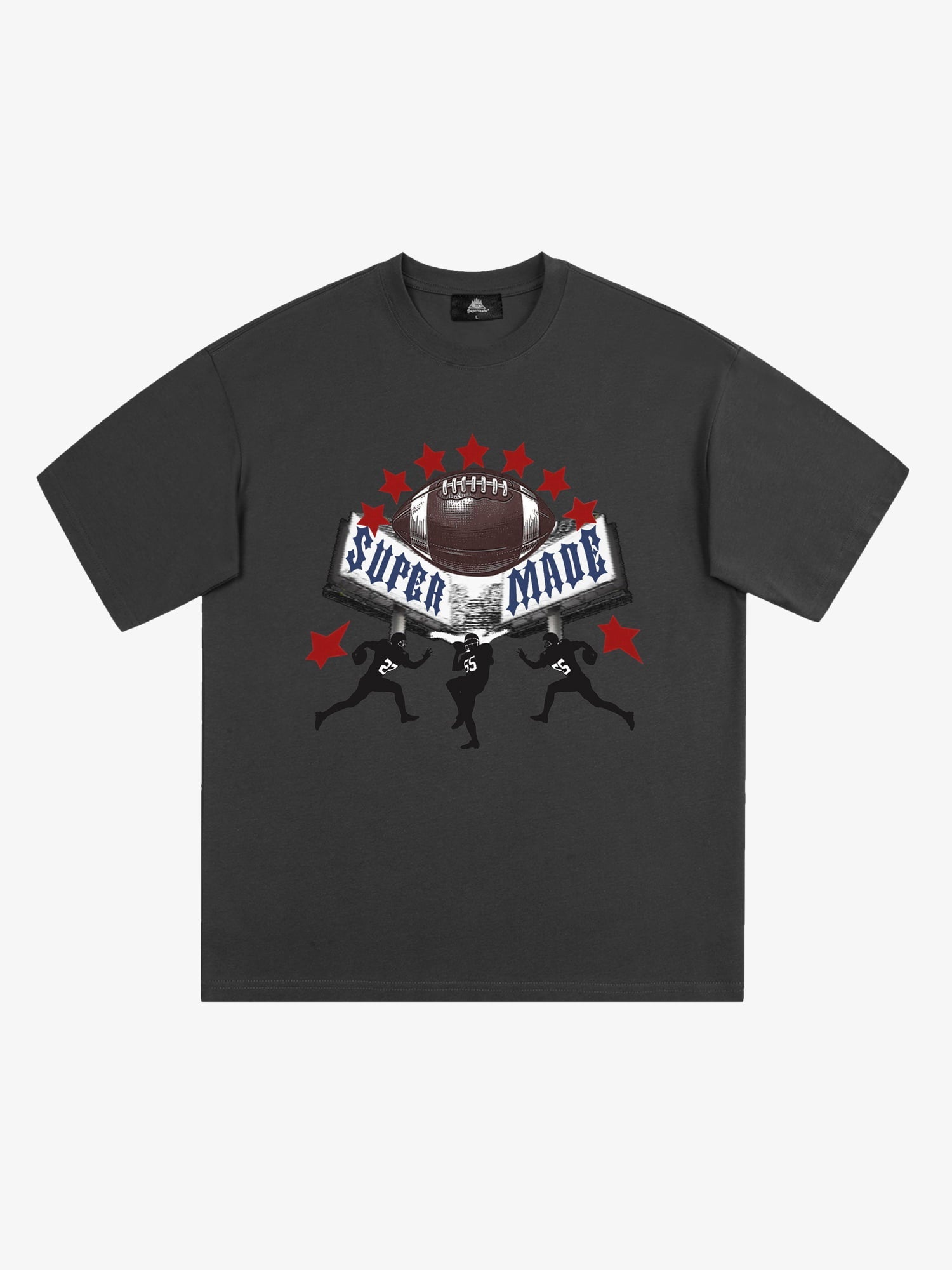Super Bowl Football Print T-Shirt 