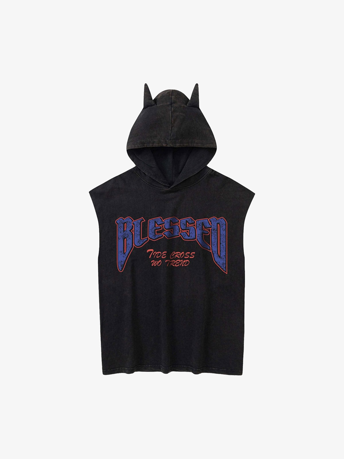 Thesupermade Washed Hooded Cotton Undershirt 
